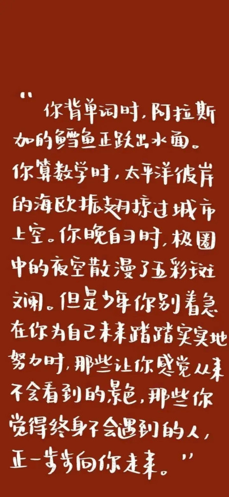 中考加油,努力学习手机壁纸