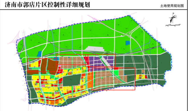 郭店片区的主导功能是济南市区域性物流中心和产业基地,规划形成以