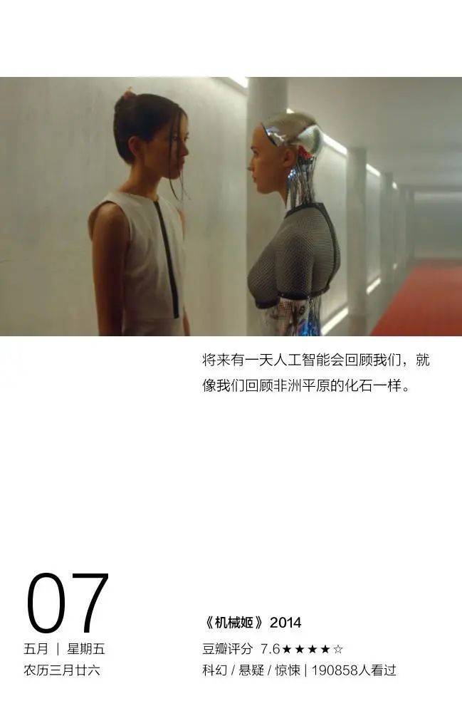 【豆瓣】2021年05月07日,《机械姬》