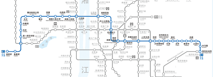 全线贯通长沙地铁6号线通车倒计时附实拍图