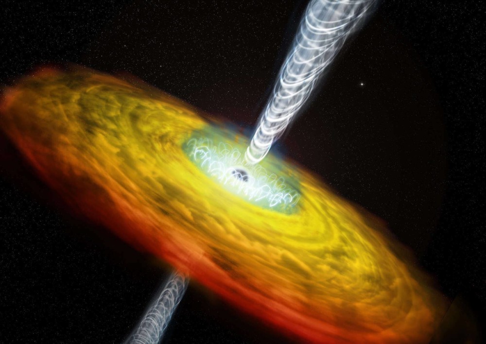 迄今为止!最遥远的类星体:以超大质量黑洞为星核的活跃星系