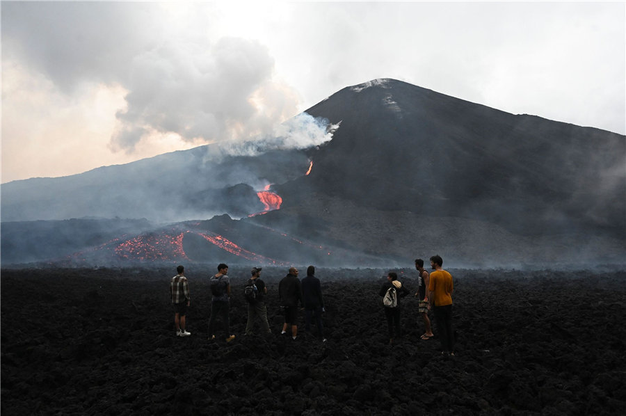 危地马拉帕卡亚火山喷发