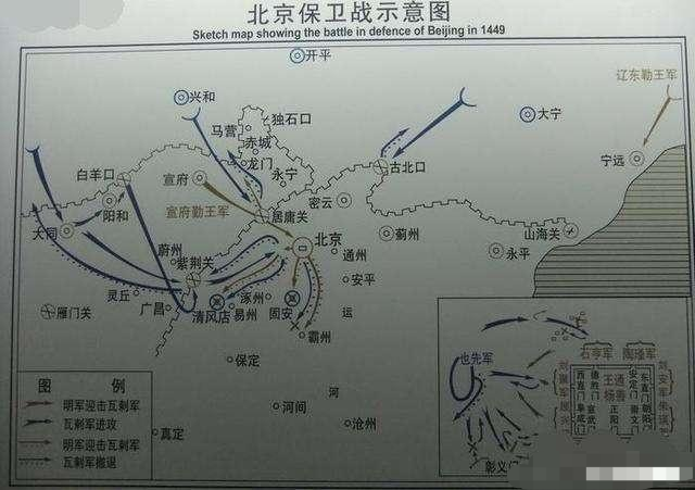 土木堡之变,明军精锐基本被歼,为何北京保卫战于谦能获胜?