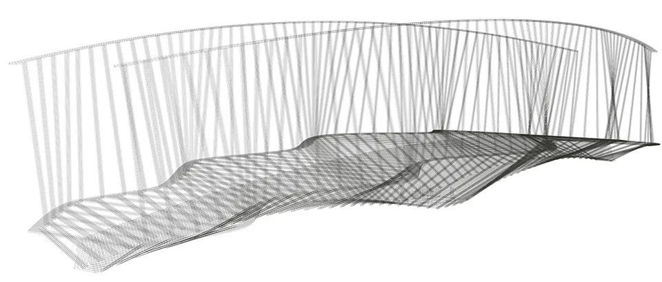新作| 仿生"硬骨鱼"桥梁 - 摇摆桥 / tonkin liu