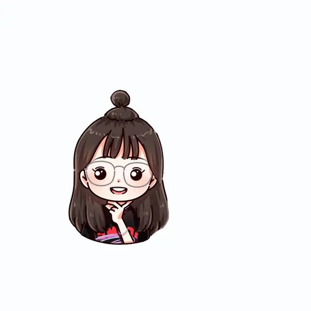 卡通手绘头像‖微笑是最好的回击方式