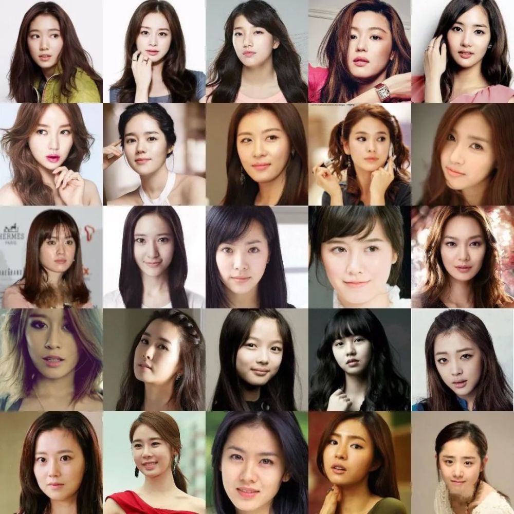 比如推特评选出来的韩国最美25名女演员名单: 不过,有时候面对来自同