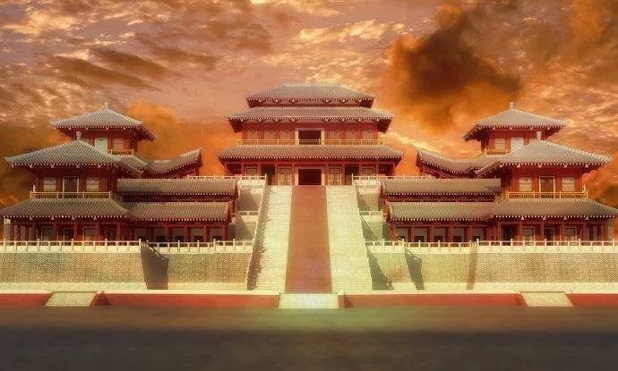 秦汉建筑其主体仍为春秋战国以来盛行的高台建筑,呈团块状,十字轴线