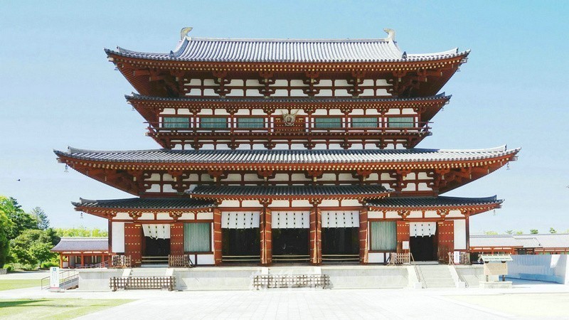 日本也有隋唐风格的建筑(古都京都就是日本仿照中国唐朝长安建造的