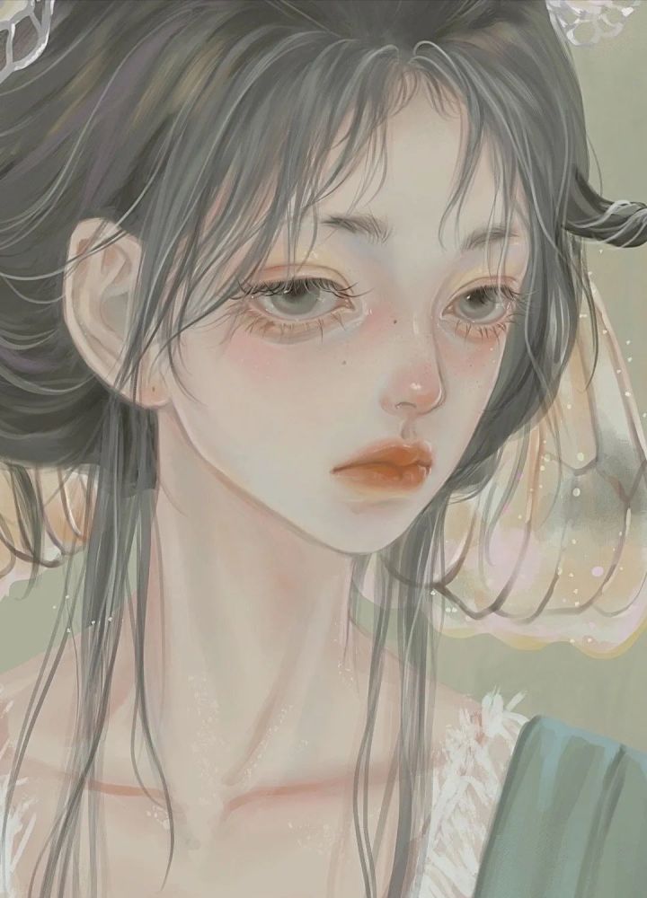 少女心向仙气插画美图壁纸|任意截一个部位都是惊艳的