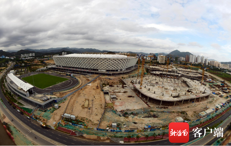 晓峰近距离|三亚市体育中心体育场建设进入收尾阶段