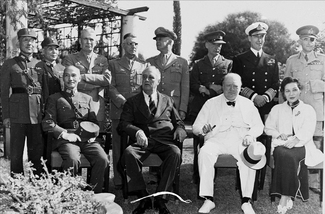 开罗会议背后的故事,蒋介石两拒琉球,亲手帮美国打造第一岛链!
