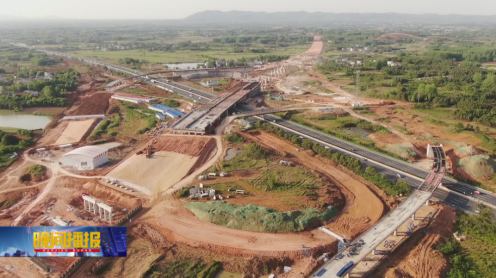 巢湖境内最大的高速公路枢纽互通,计划9月底建成通车!