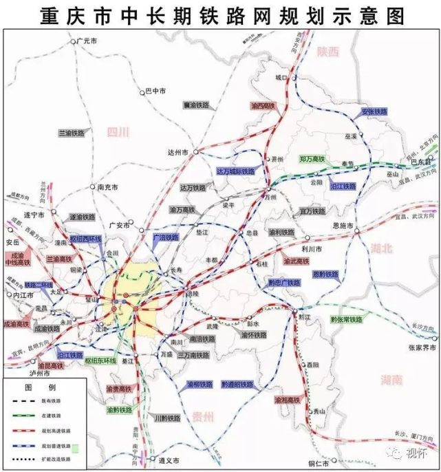 广涪柳铁路,渝贵高铁,渝万高铁支线涪陵至武隆段,黔江至万州高铁