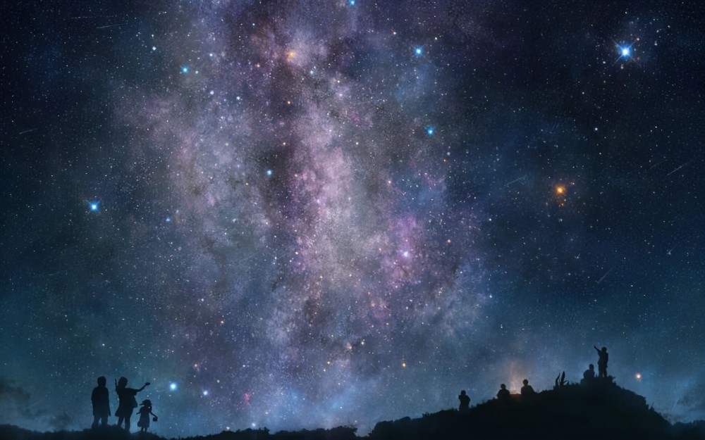 我们在夜空中看到的星星都是些什么天体?它们距离我们有多远?