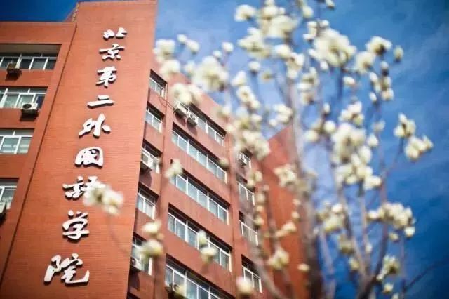 22,北京第二外国语学院—韩国驻京子弟学校;21,北京外国语大学