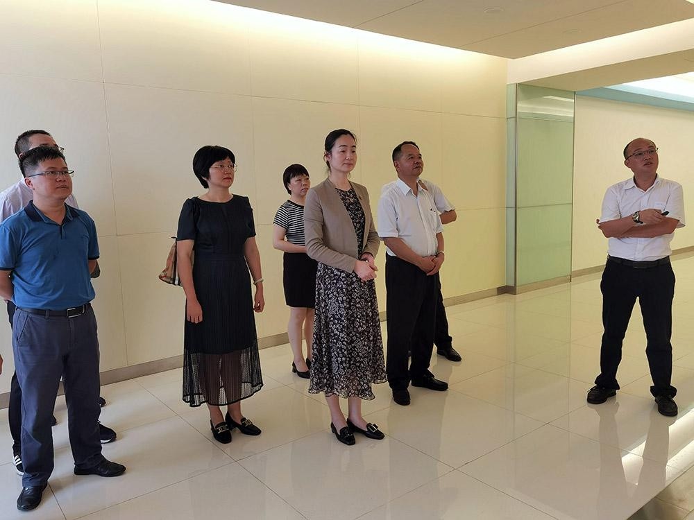 陈小艳带队考察海口市知名企业