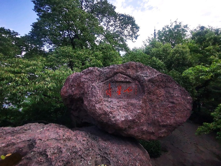 杭州美景,宝石山风景,可鸟瞰西湖的地方