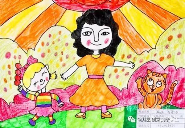 母亲节|幼儿园创意美术,融情于画,最真最动人的节日告白