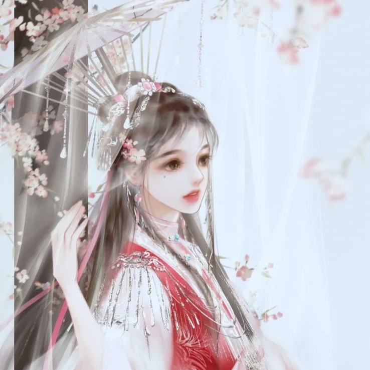 古风女生头像:星星掉进海里,糖果掉进梦里,而你掉进我