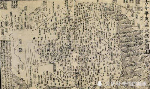 "唐朝时期地理学家贾耽北编制的《海内华夷图》传世了500年.