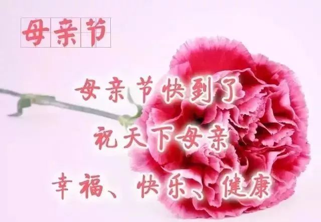 5月8日母亲节早上好温馨祝福句子母亲节早安感恩祝福短信