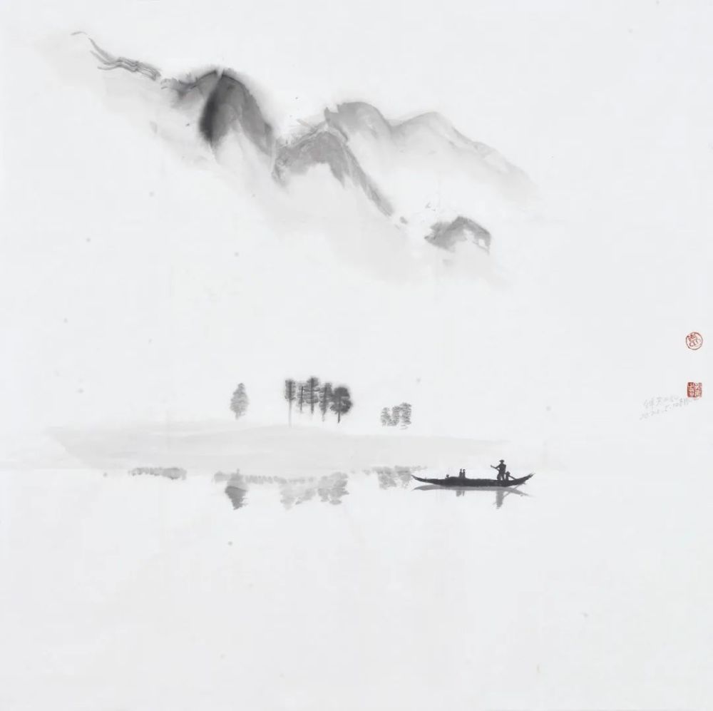 水墨禅心——袁振西水墨画作品欣赏