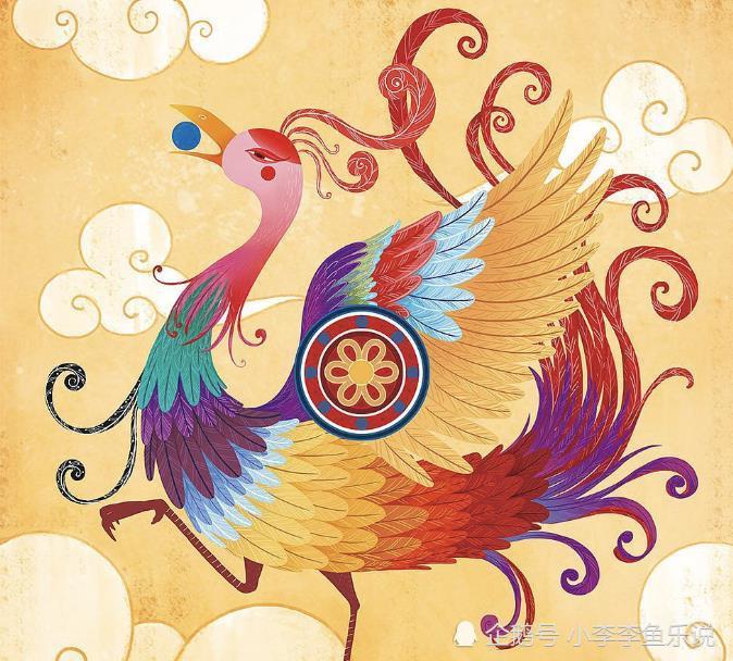 在三足乌之后的,是一只和凤凰很像,但又并不相同的神鸟,那便是朱雀.
