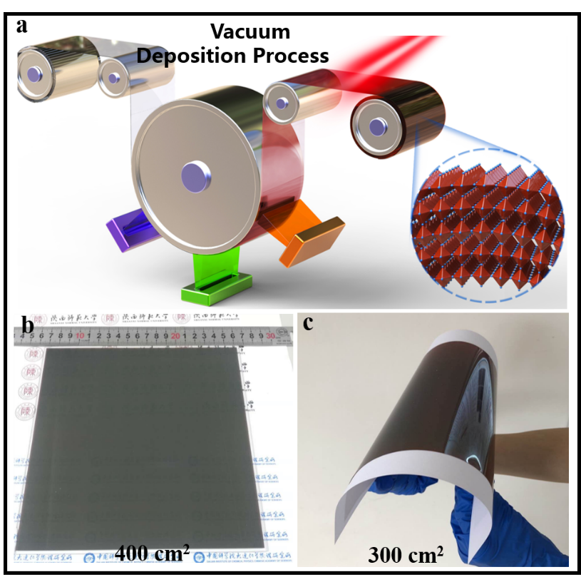 大面积柔性钙钛矿薄膜太阳电池研究取得新进展