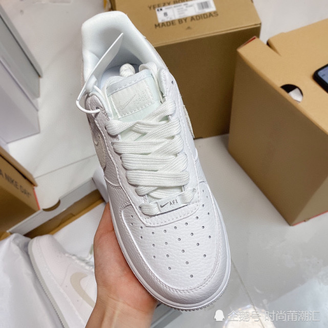 nike air force 1 low 灰白 空军一号低帮百搭
