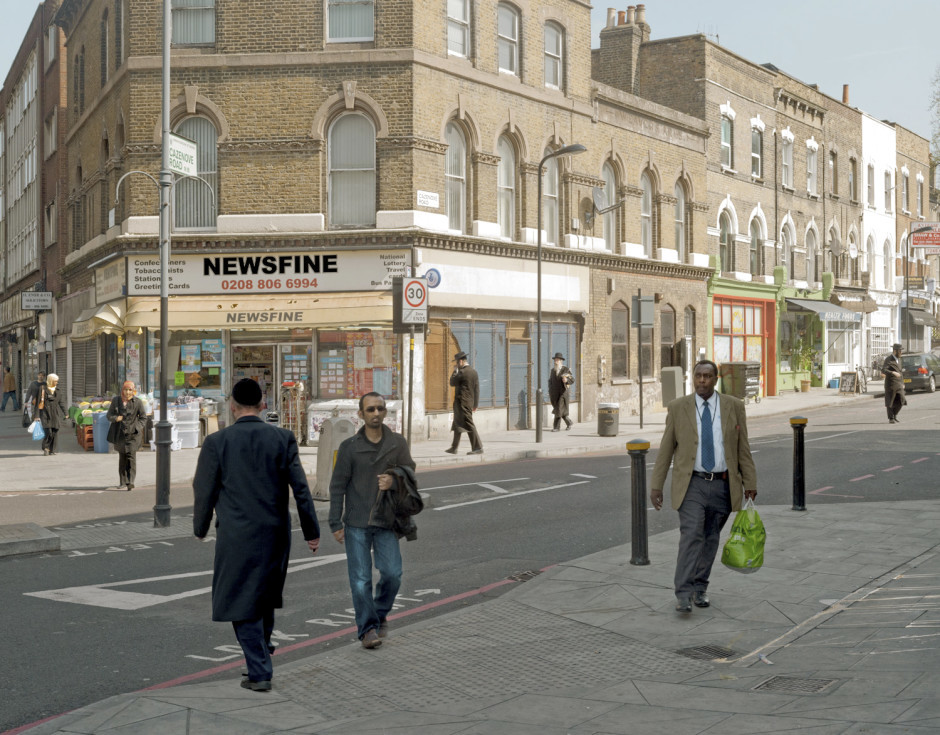 英国伦敦老城的城市街景 那些老街老巷