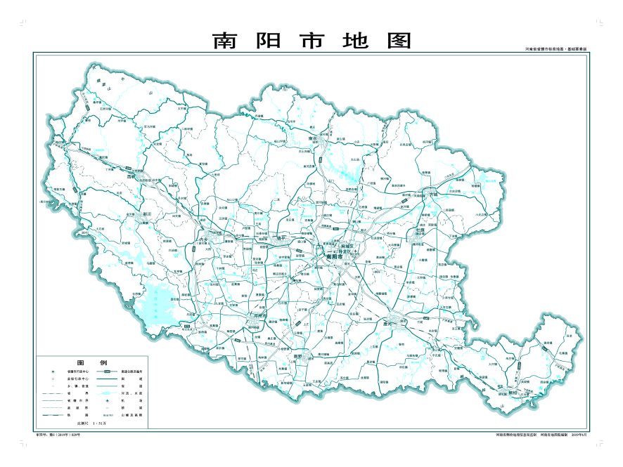 河南省有哪些县不通铁路附河南省及各市标准地图