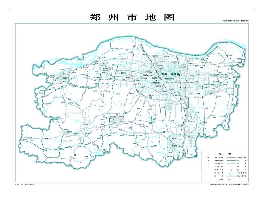 (附河南省及各市标准地图)