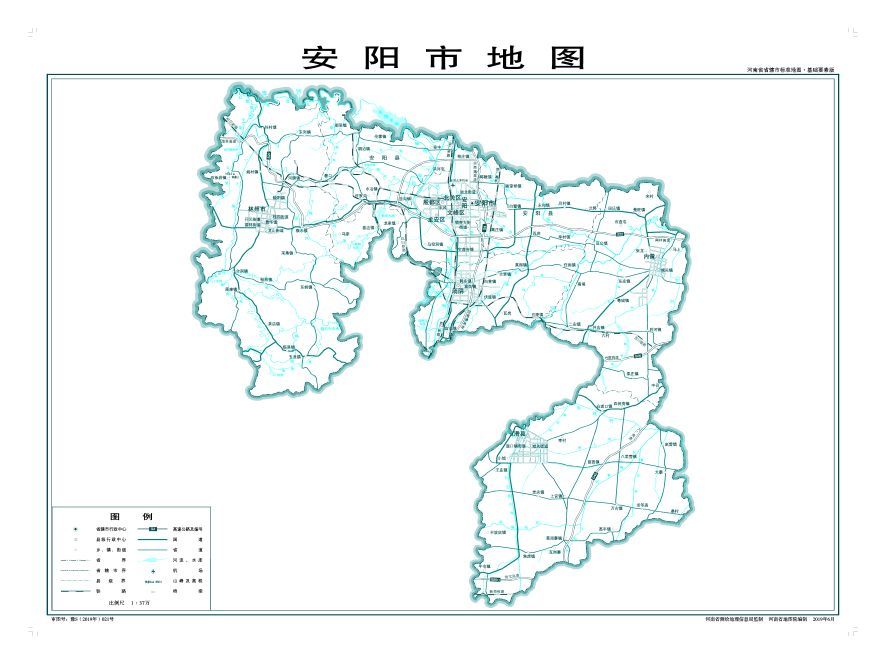 安阳市现辖4个县,代管1个县级市:林州市,安阳