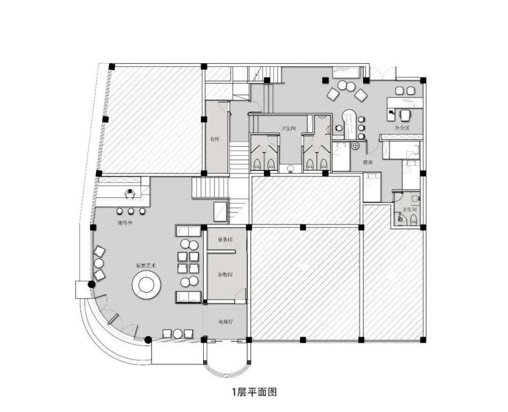 赛铂电竞酒店 用光线解构赛博朋克的冲突美感