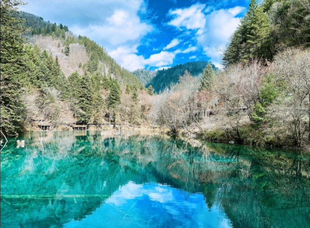 九寨沟四川阿坝州自然风光