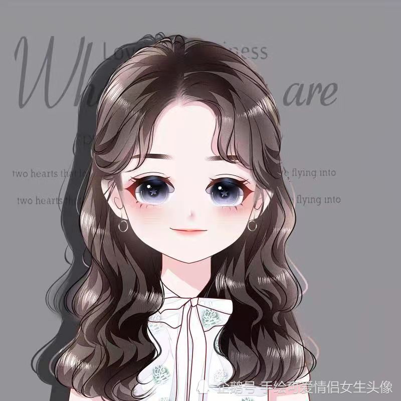 卡通大眼睛手绘头像,谁画谁萌系列