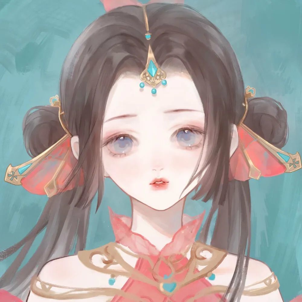 唯美古风女生头像 夜是灯火不休 你是爱至江愁