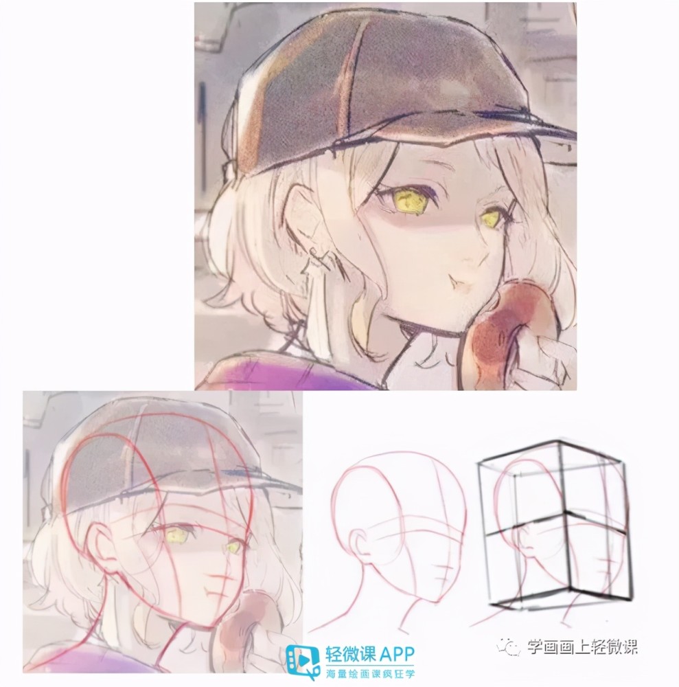 怎样画好头部透视漫画人物头部透视画法