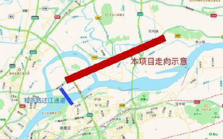 浦仪公路将从八卦洲东