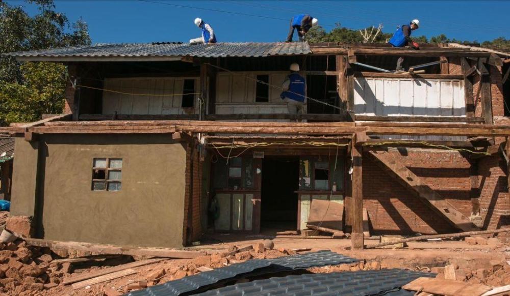 灾后民房重建手续齐全却被停工四年