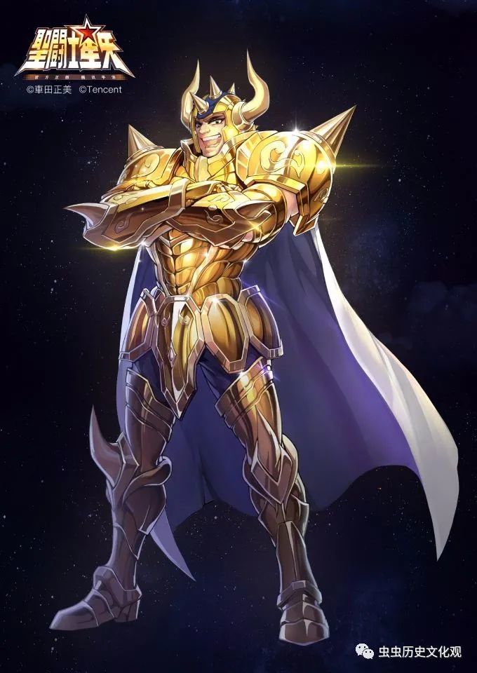 圣斗士星矢黄金十二宫黑色背景壁纸_腾讯新闻