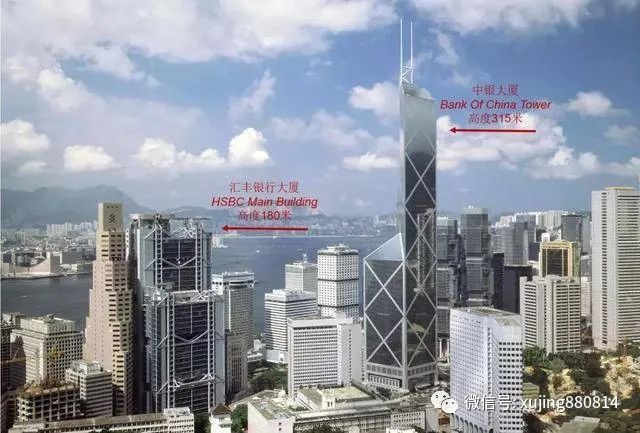 贝聿铭先生设计香港中银大厦,风水师说那是三把宝剑,煞气很重.