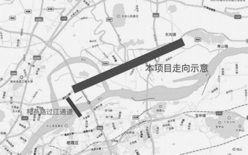 南京仙新路过江通道施工现场 扬子晚报讯(记者 石小磊)2020年年底