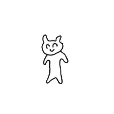 随意夸张画风的沙雕猫咪表情包大合集