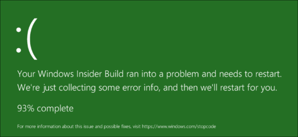 win10新版本出现奇葩bug:可导致用户绿屏