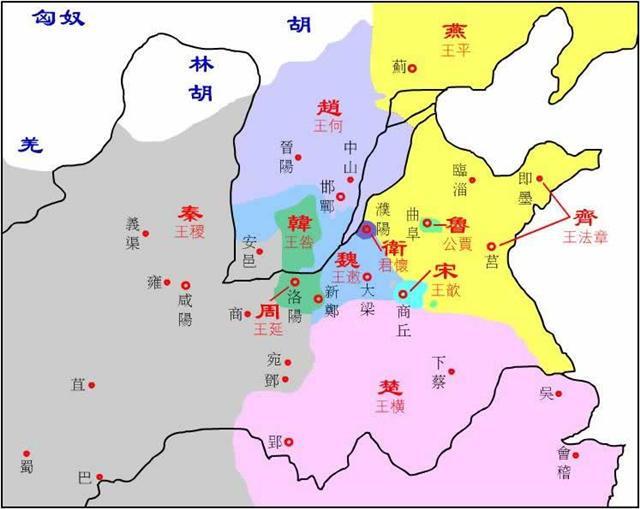 三晋之中魏国为主导,所得秦,楚的土地都收入魏国囊中,除了三国联合攻