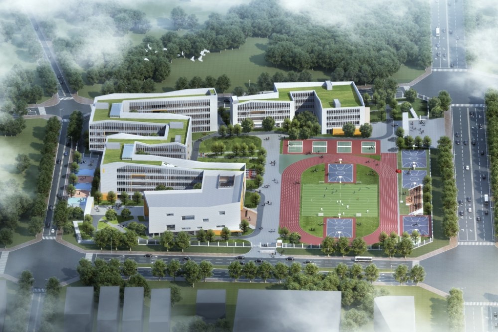 北部新城学校一期建设项目效果图