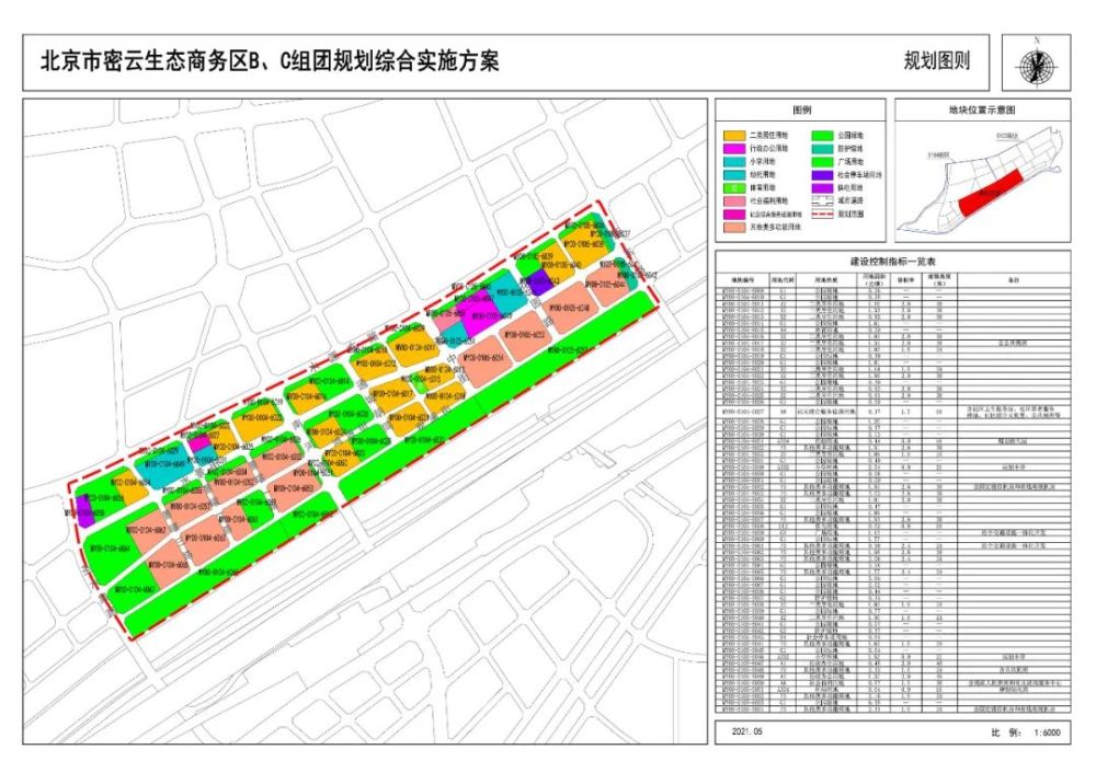 规划范围位于密云新城中部,鼓楼街道南部,属密云新城0104,0105街区