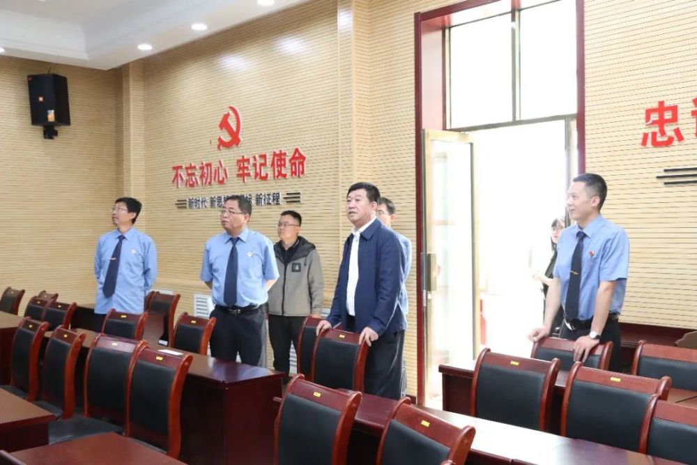 榆林市人民检察院副检察长王文生莅临我院检查指导工作