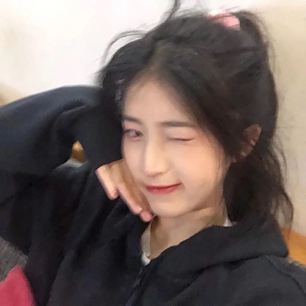 甜妹头像 晚霞和日落属于我们